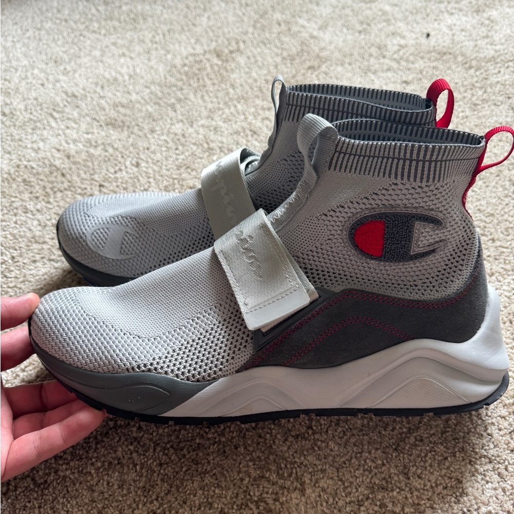 Champion Gray Sneakers with Modern Design